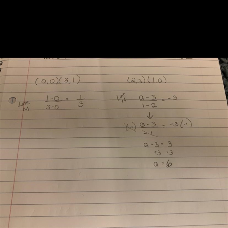 In the xy-coordinate plane, lines m and n are perpendicular. If line m contains the-example-1