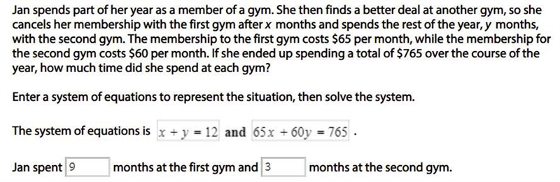 Jan spends part of her year as a member of a gym. She then finds a better deal at-example-1