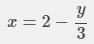 What is the x value for 21x+7y=42-example-1