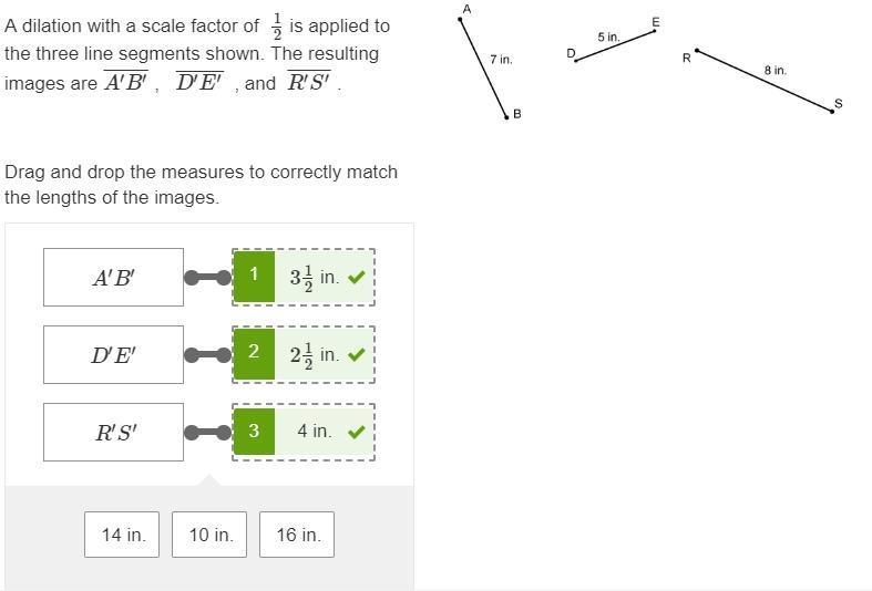 HELP!!! Picture included :). A dination with a scale factor of is applied to the three-example-1