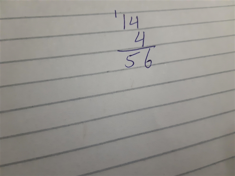 Find the product. (14)(4) =-example-1