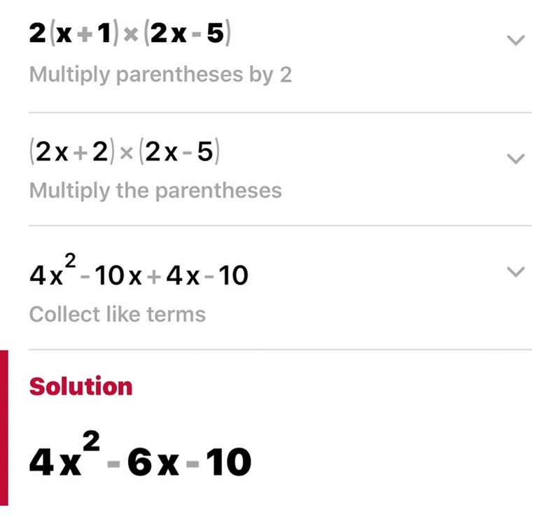 Multiply the expression 2(x+1)(2x-5)-example-1