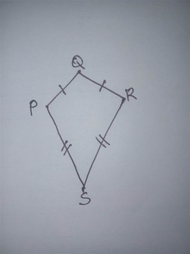 A quadrilateral has no pairs on parallel sides and two pairs of equal length sides-example-1