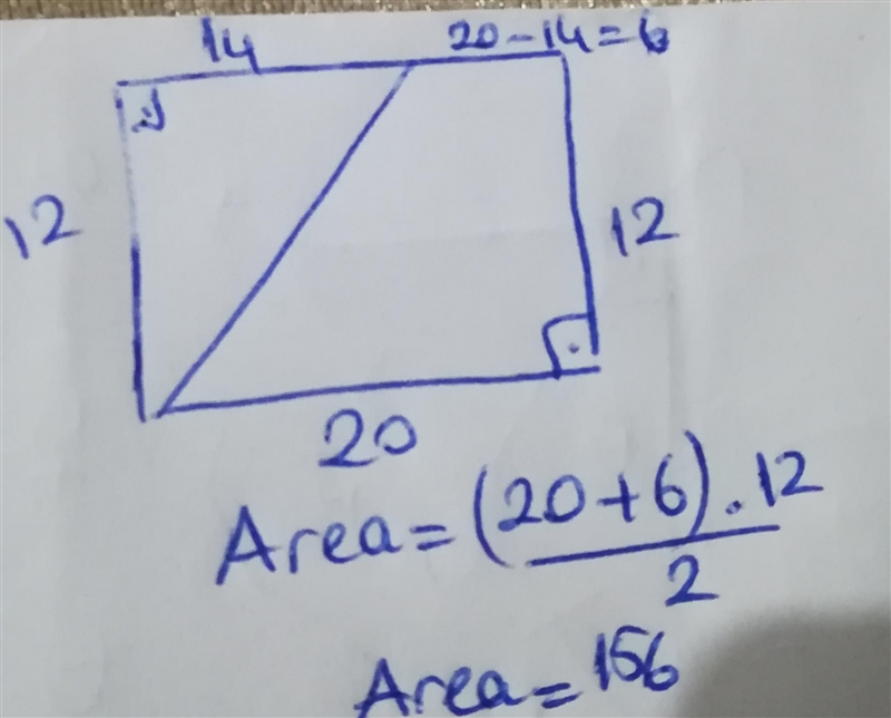 Find the area of EBCD using (a) and (b).-example-1