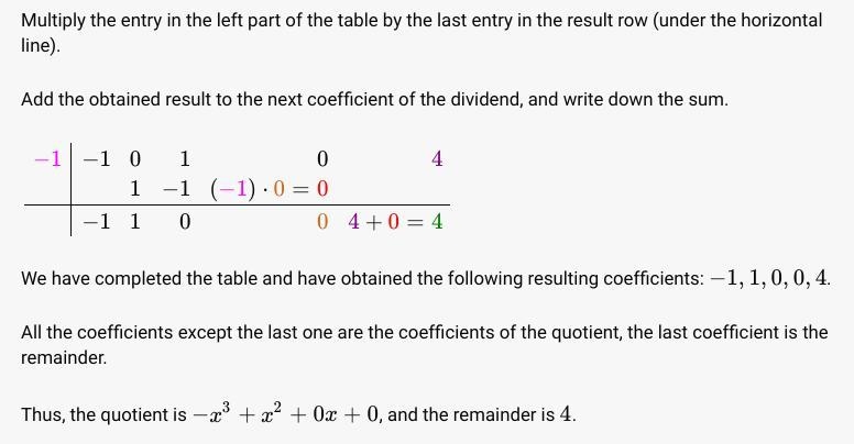 14. f(x) = -x4 + x² + 4; x = -1 Use synthetic division to evaluate the function for-example-1