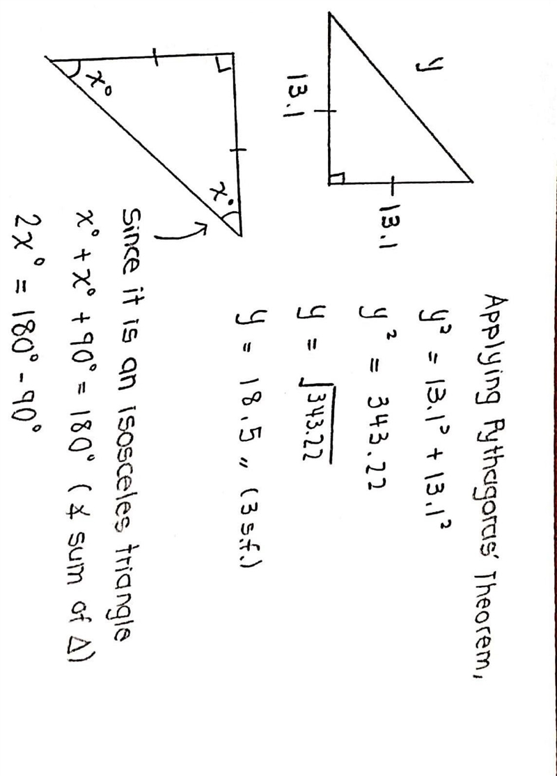 Find x and y with only 13.1-example-1