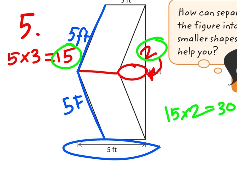 What is the area of the figure at the right? explain how you found your answer. ANSWER-example-4