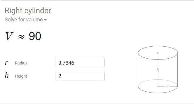 A cone and cylinder have the same height and their bases are congruent circles. 1. If-example-1