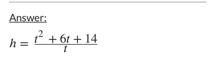 H(t) = (t + 3) ^ 2 + 5-example-1