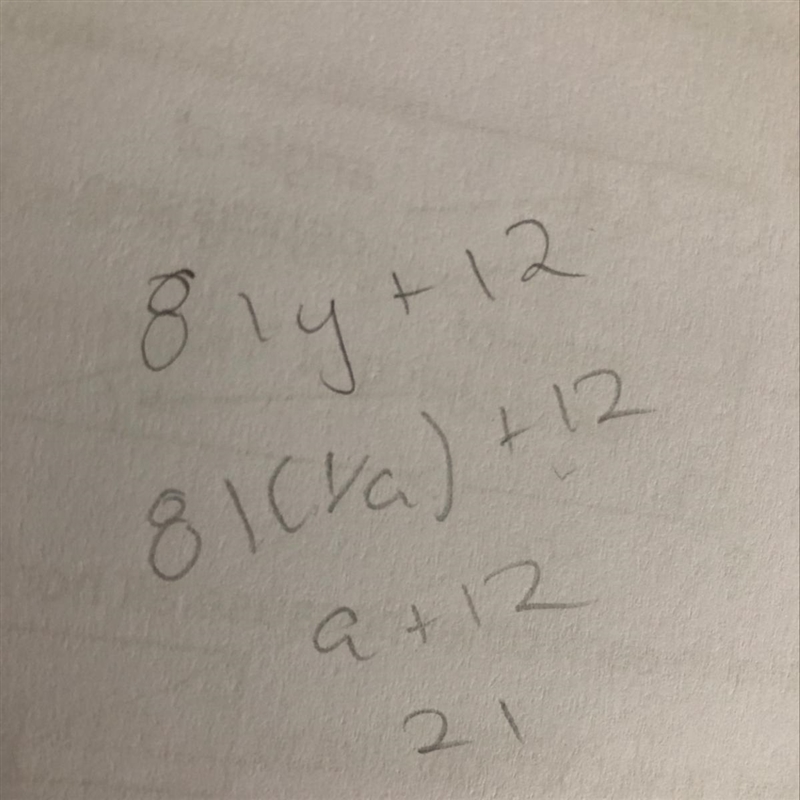 81 y + 12 when y = 1/9-example-1