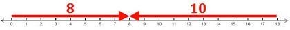 Does a triangle with side lengths of 8m, 18m, and 10m form a Right triangle?-example-1