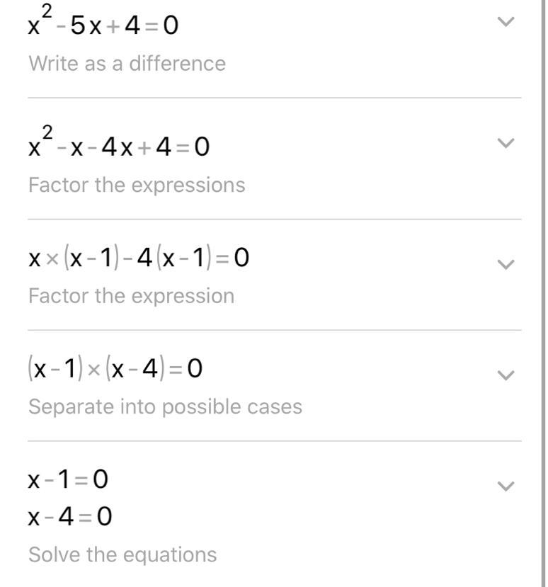 3x^2-15x+12=0 Please include work Please solve by factoring-example-1