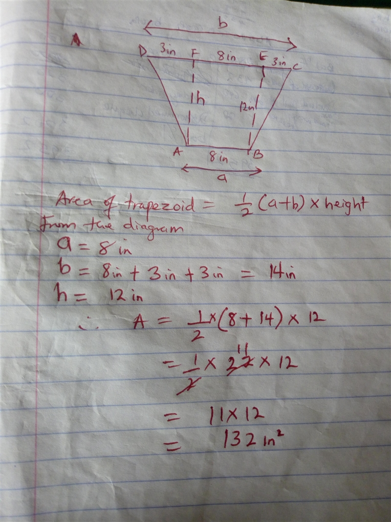 What is the area of the trapezoid-example-1