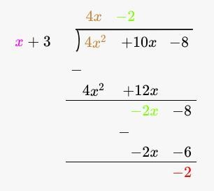 2. Evaluate the polynomial two ways: by substituting in the given value of x, and-example-1