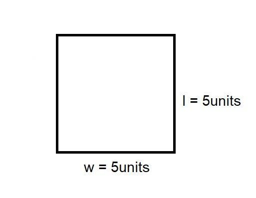 Draw a rectangle that has a perimeter of 20 units and an area of 25 square units-example-1