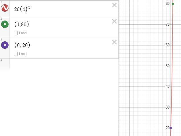 Is this correct? It is exponential growth/ decay-example-1