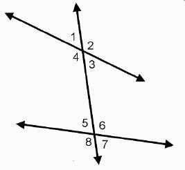 In the diagram, the measure of angle 2 is 126°, the measure of angle 4 is (7x)°, and-example-1