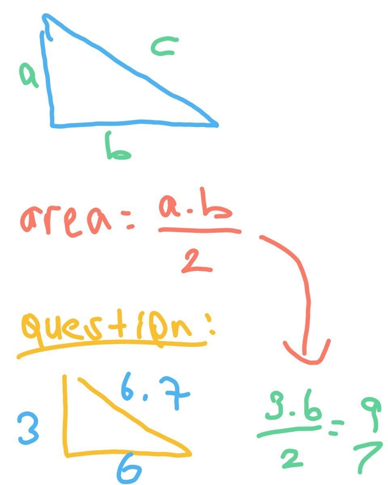 What is the area of this triangle?-example-1