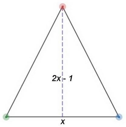 The front of an A-frame cabin in a national park is the shape of a triangle with an-example-1