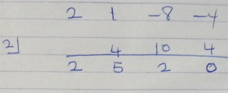 Use synthetic division to show that the number given to the right of the equation-example-1