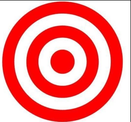 The five circles making up this archery target have diameters of length $2,4,6,8,$ and-example-1