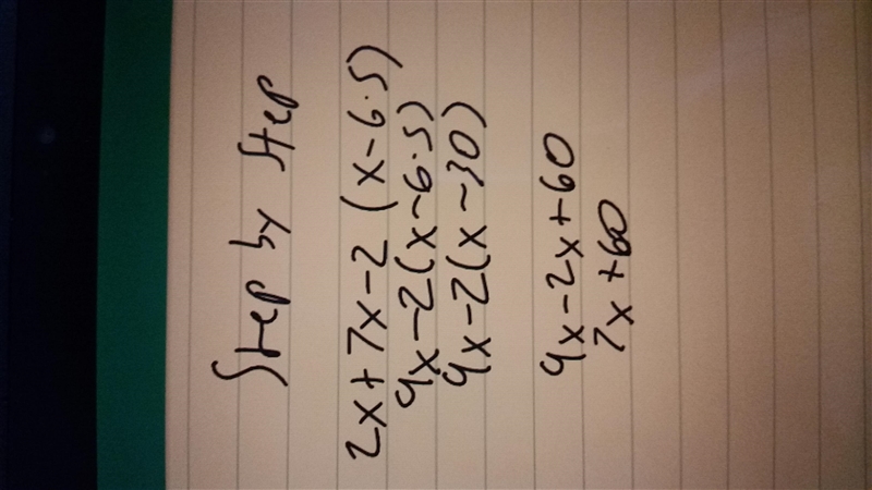 If f (x) = 2x} + 7x – 2 and g(x) = x-6, find f (g(5)).-example-1