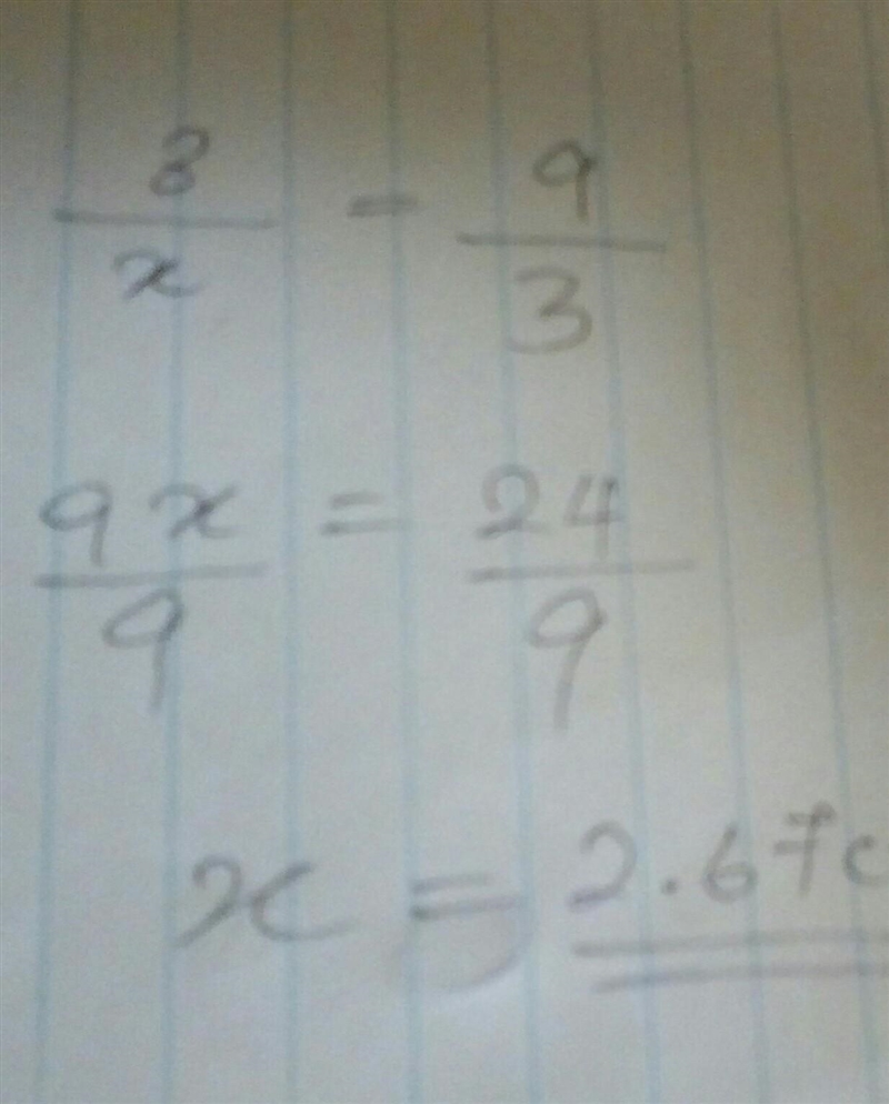 Triangles & Angle Bisectors! Can someone help me with this problem? Find X &amp-example-1