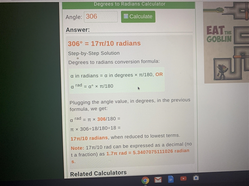 306 degrees =______(radians)-example-1