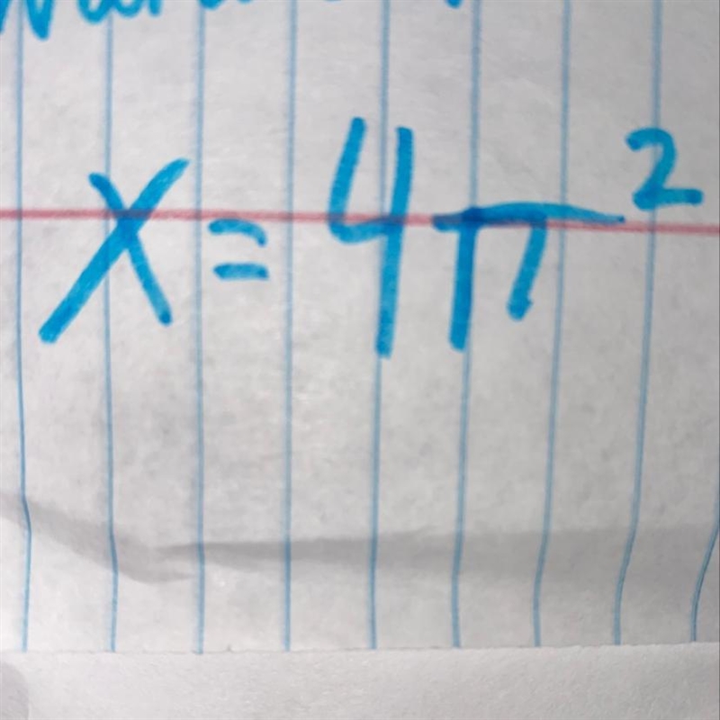 Hey please help (2\pi)(5)(x) = 40 {\pi}^(3) solve for x please​-example-1