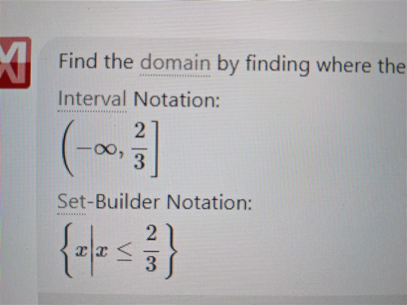 Find domains of the following expressions. sqrt(2-3x)+sqrt(5-x)-example-1