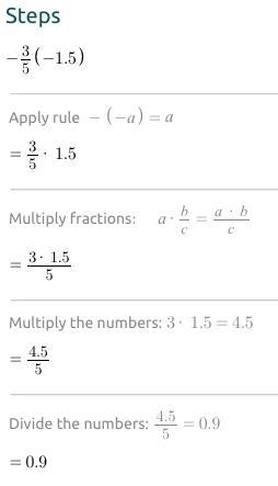 Find the product of -3/5• -1.5-example-1