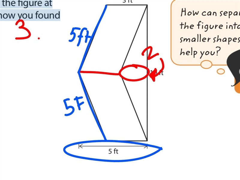 What is the area of the figure at the right? explain how you found your answer. ANSWER-example-2