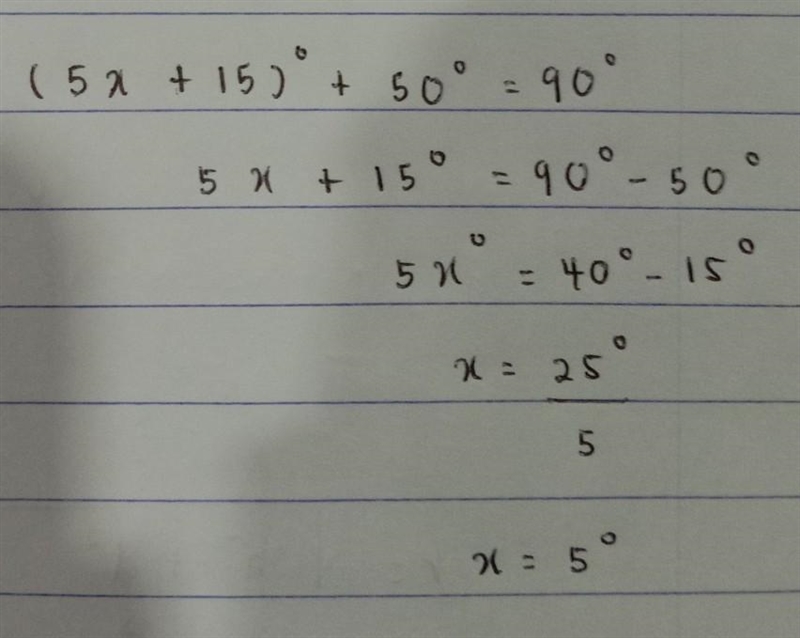 Based on the figure below, what is the value of x? A right angle is shown divided-example-1