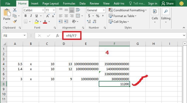 Evaluate (3.5×10^13)-(1.4×10^12)/3×10^9-example-4