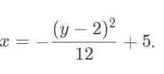 Write the equation for a parabola with a focus at (2, 2) and a directrix at x = 8.-example-1