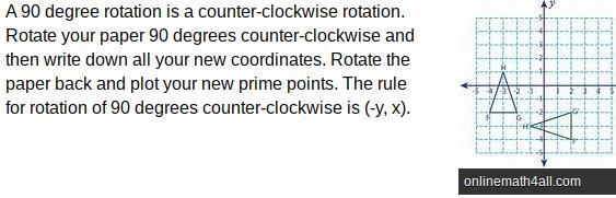 A) 90 clockwise B)90 counter clockwise C) 180 D)270 clockwise E)270 counter clockwise-example-1