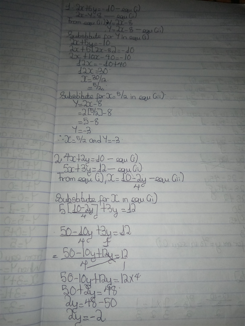 Please answer these simultaneous equations ASAP. Thank you (lots of points only for-example-1