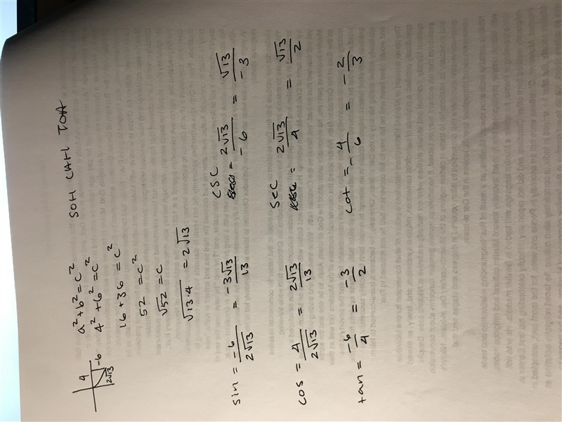 Determine the 6 trigonometric ratios of the angle-example-1