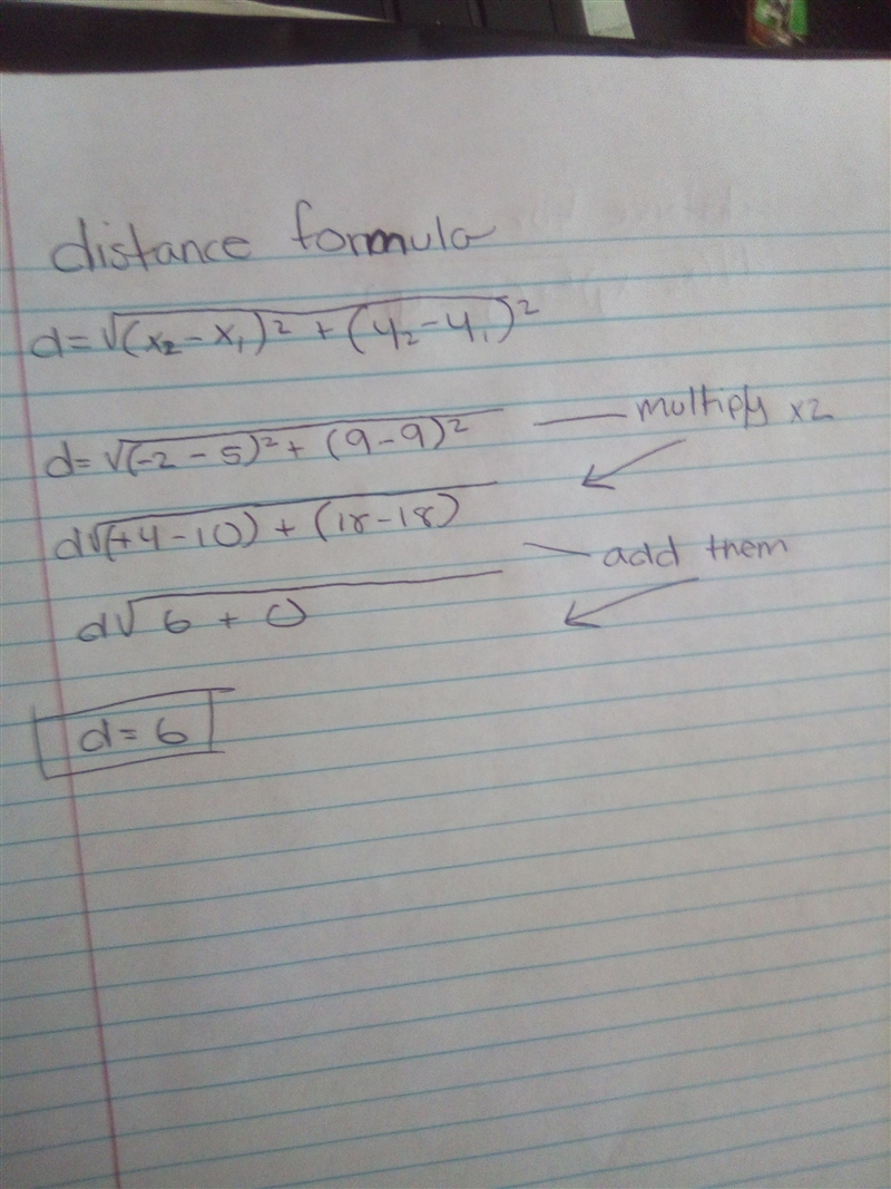 if John's house is at the order pair (-2;9) on a map and Kim's house is at (5,9), how-example-1