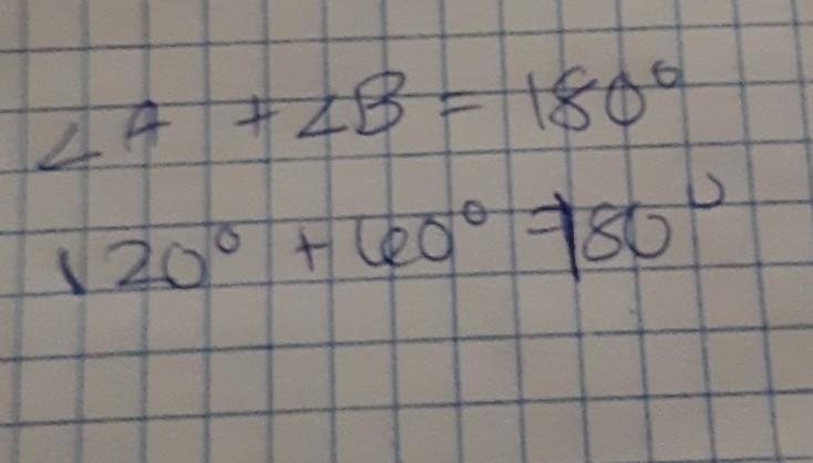 What are the measures of the two angles in the figure? A. 125° and 55° B. 120° and-example-5