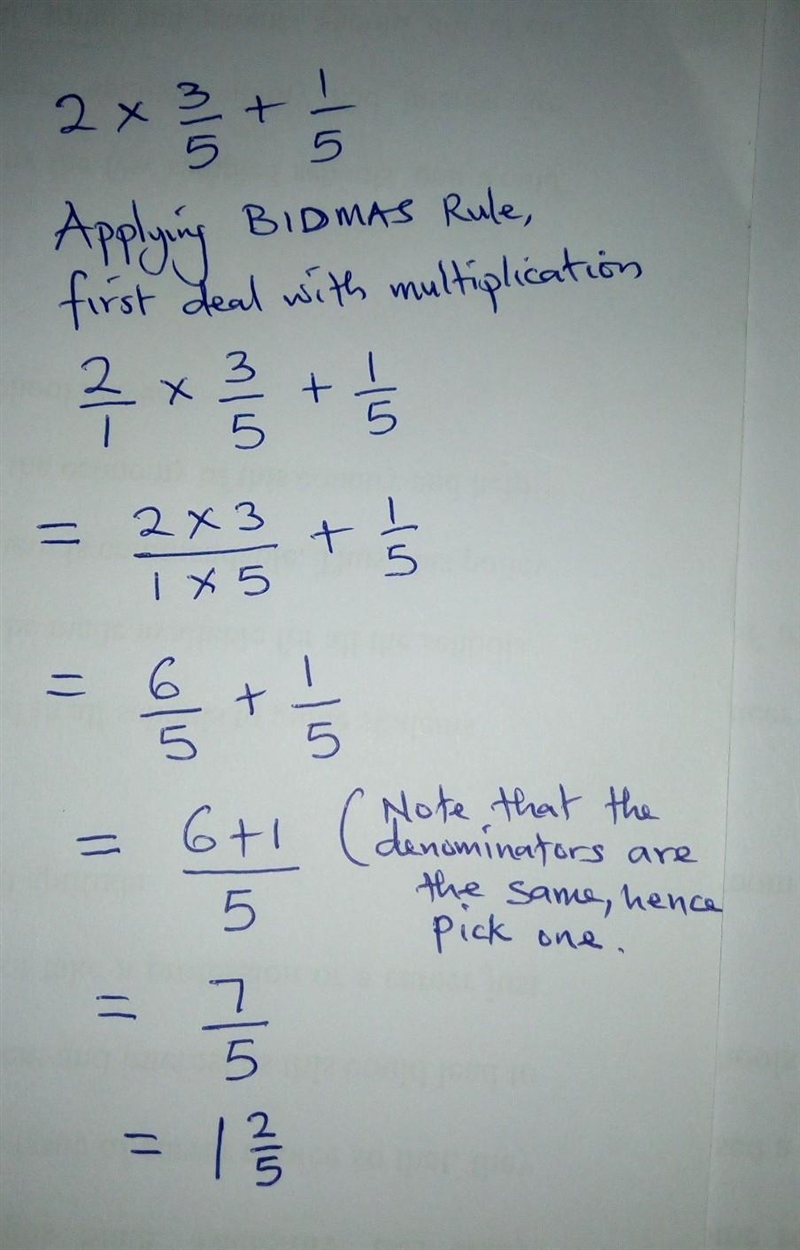 How do u solve 2x3/5+1/5-example-1