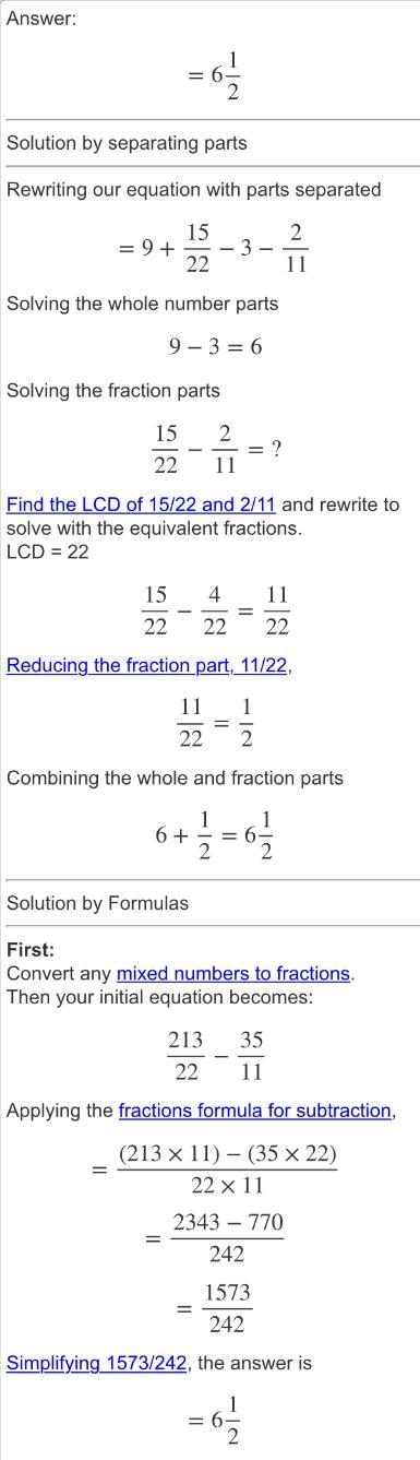 9 15/22 - 3 2/11 PLS SUBTRACT-example-1