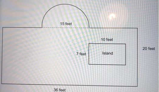 Kyle wants to put tile in his living room, dining room, and kitchen. How many square-example-1