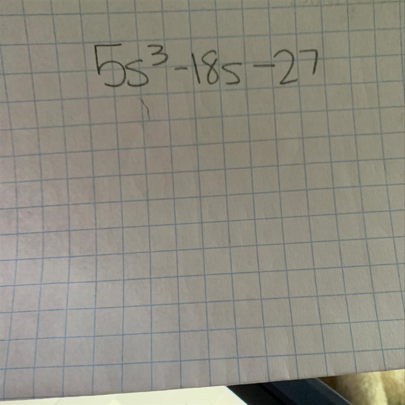 Factor by grouping 2s^(3) -27-18s+3s^(2) \\-example-1