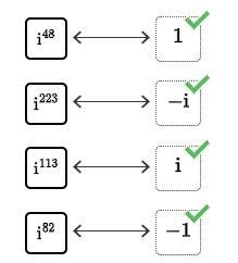 Drag the tiles to the correct boxes to complete the pairs. Match each complex number-example-1