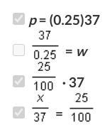 Select all that apply. Which of the following could you use to solve this problem-example-1