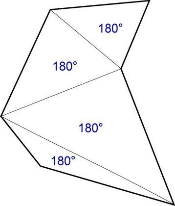 shape ABCDEF is an irregular hexagon. prove that the sum of the shape is720 degrees-example-1