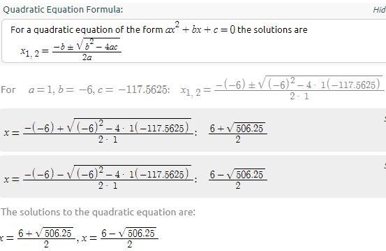 A square has a side that is (x-3) units long. If the area of the square is 126.5625 sq-example-1