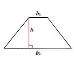 the trapezoid has 3inches long . the bottom is twice as long as the top. the length-example-2