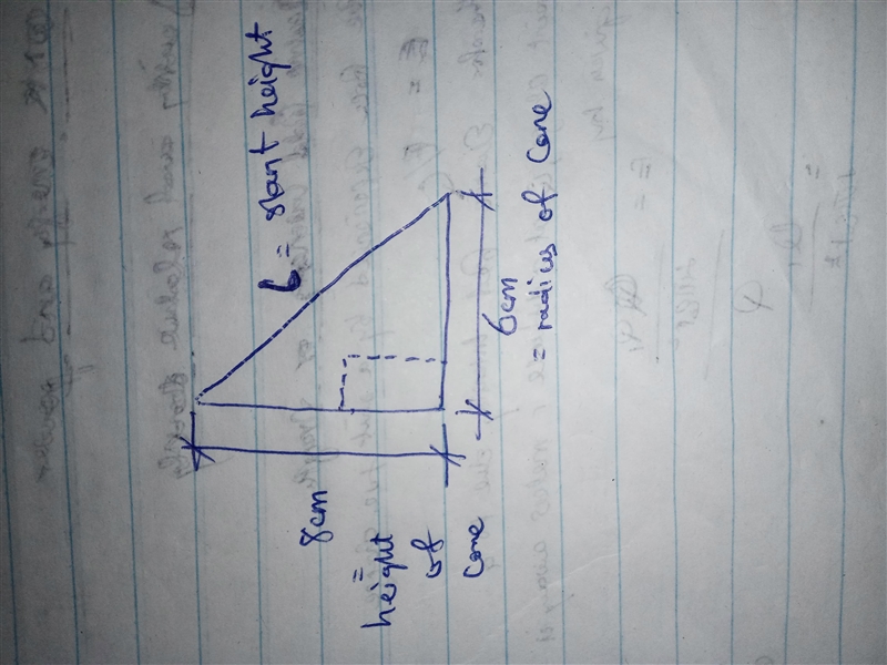 PLZ HELP A piece of wood is designed in the shape of a cone A cylindrical hole of-example-1